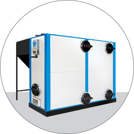 臥式全自動生物質熱水鍋爐